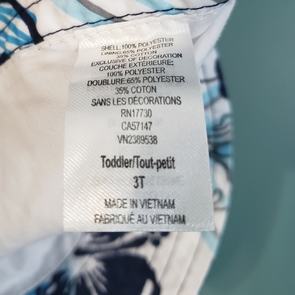 4 NWT piece 4T swimsuits set orange blue - Picture 7 of 9